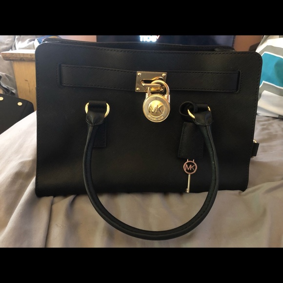 Michael Kors Black Handbag - Picture 1 of 8